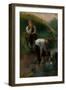 Two boys by Jahn Ekenaes-Jahn Ekenaes-Framed Giclee Print