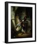 Two Boys Dressing up as Soldiers-Claude Jacquand-Framed Giclee Print