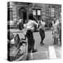 Two Boys Play-Fight While Other Children Look On, Harlem, 1938-Hansel Mieth-Stretched Canvas