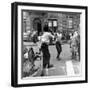 Two Boys Play-Fight While Other Children Look On, Harlem, 1938-Hansel Mieth-Framed Photographic Print