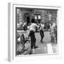 Two Boys Play-Fight While Other Children Look On, Harlem, 1938-Hansel Mieth-Framed Photographic Print