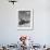 Two Boys Playing Nr. a Dead Tree as Judge Roy Langrty and a Man Walk Past a General Store-Alfred Eisenstaedt-Framed Photographic Print displayed on a wall