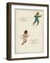 Two Boys Running-Kate Greenaway-Framed Art Print