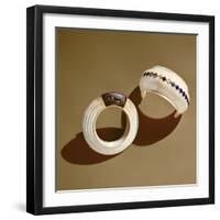 Two Bracelets, from the Tomb of Tutankhamun, New Kingdom-Egyptian 18th Dynasty-Framed Giclee Print