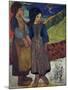 Two Breton Girls by the Sea by Paul Gauguin-null-Mounted Giclee Print