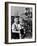 Two Brothers Look at a Christmas Tree in their Living Room in Germany, Ca. 1949-null-Framed Photographic Print