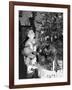 Two Brothers Look at a Christmas Tree in their Living Room in Germany, Ca. 1949-null-Framed Photographic Print