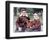 Two Brothers Play with a Buddy L Steam Shovel Toy in Wisconsin, Ca. 1953-null-Framed Photographic Print