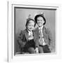 Two Brothers Pose for a Formal Portrait, Ca. 1949-null-Framed Photographic Print