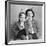 Two Brothers Pose for a Formal Portrait, Ca. 1949-null-Framed Photographic Print