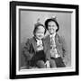 Two Brothers Pose for a Formal Portrait, Ca. 1949-null-Framed Photographic Print