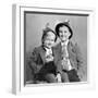 Two Brothers Pose for a Formal Portrait, Ca. 1949-null-Framed Photographic Print