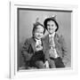 Two Brothers Pose for a Formal Portrait, Ca. 1949-null-Framed Photographic Print