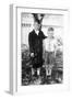 Two Brothers Pose in the Backyard, Ca. 1930-null-Framed Photographic Print