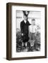 Two Brothers Pose in the Backyard, Ca. 1930-null-Framed Photographic Print