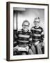 Two Brothers Pose with a Book on their Living Room Couch, Ca. 1953-null-Framed Photographic Print