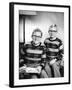 Two Brothers Pose with a Book on their Living Room Couch, Ca. 1953-null-Framed Photographic Print