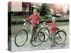 Two Brothers Stand with their New Bikes in Wisconsin, Ca. 1953-null-Stretched Canvas