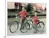 Two Brothers Stand with their New Bikes in Wisconsin, Ca. 1953-null-Framed Photographic Print