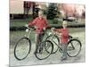 Two Brothers Stand with their New Bikes in Wisconsin, Ca. 1953-null-Mounted Photographic Print