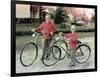 Two Brothers Stand with their New Bikes in Wisconsin, Ca. 1953-null-Framed Photographic Print