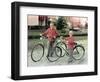 Two Brothers Stand with their New Bikes in Wisconsin, Ca. 1953-null-Framed Photographic Print