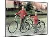 Two Brothers Stand with their New Bikes in Wisconsin, Ca. 1953-null-Mounted Photographic Print