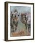 Two Buffaloes-Pol Ledent-Framed Art Print