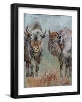 Two Buffaloes-Pol Ledent-Framed Art Print