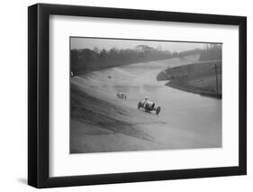 Two Bugattis racing at a BARC meeting, Brooklands, Surrey, 1931-Bill Brunell-Framed Photographic Print