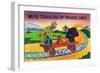 Two Bums Traveling by a Handcar-Lantern Press-Framed Art Print