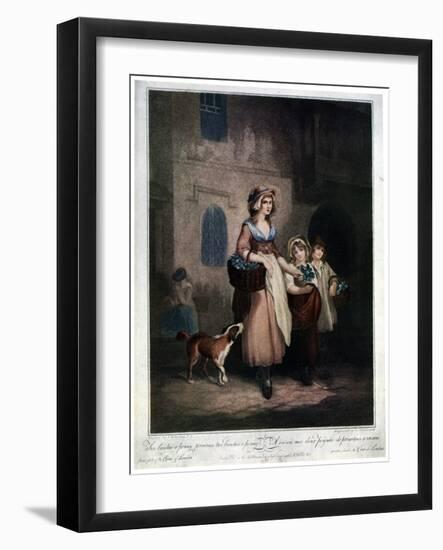 Two Bunches a Penny, Primroses, Two Bunches a Penny, 1793-Luigi Schiavonetti-Framed Giclee Print