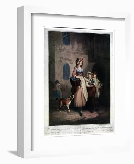 Two Bunches a Penny, Primroses, Two Bunches a Penny, 1793-Luigi Schiavonetti-Framed Giclee Print