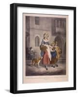 Two Bunches a Penny Primroses, Two Bunches a Penny, Cries of London, C1870-Francis Wheatley-Framed Giclee Print