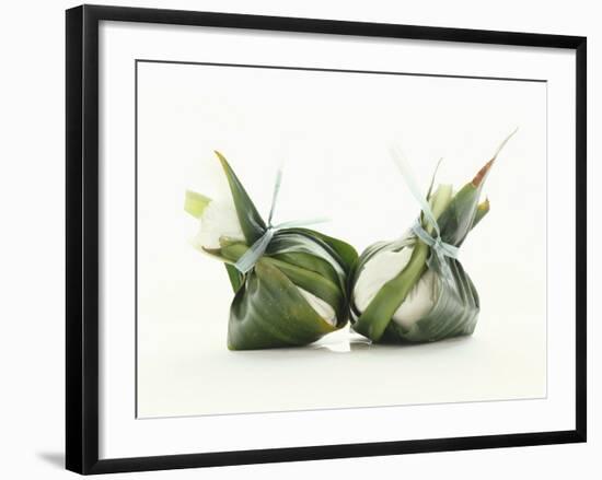 Two Burrata (S. Italian Cheese Speciality)-Luzia Ellert-Framed Photographic Print