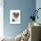 Two Butterfly Hearts-Fab Funky-Art Print displayed on a wall