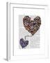 Two Butterfly Hearts-Fab Funky-Framed Art Print