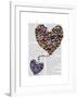 Two Butterfly Hearts-Fab Funky-Framed Art Print