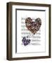 Two Butterfly Hearts-Fab Funky-Framed Art Print