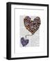 Two Butterfly Hearts-Fab Funky-Framed Art Print