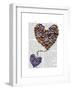 Two Butterfly Hearts-Fab Funky-Framed Art Print