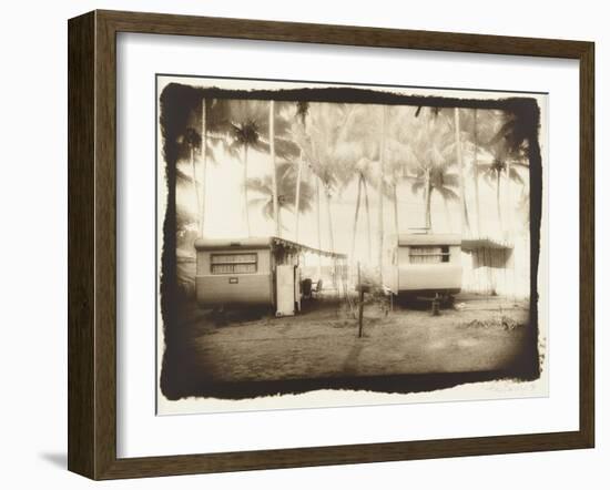 Two caravans, Queensland, Australia-Theo Westenberger-Framed Art Print