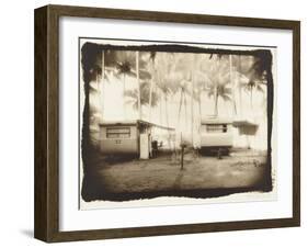 Two caravans, Queensland, Australia-Theo Westenberger-Framed Art Print