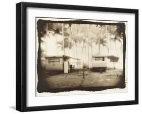 Two caravans, Queensland, Australia-Theo Westenberger-Framed Art Print