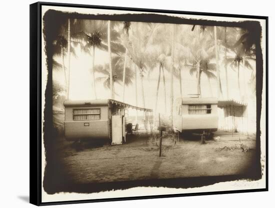 Two caravans, Queensland, Australia-Theo Westenberger-Framed Stretched Canvas