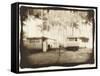 Two caravans, Queensland, Australia-Theo Westenberger-Framed Stretched Canvas