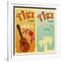 Two Cards For Tiki Bars-elfivetrov-Framed Art Print