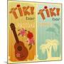 Two Cards For Tiki Bars-elfivetrov-Mounted Art Print