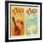 Two Cards For Tiki Bars-elfivetrov-Framed Art Print