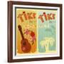 Two Cards For Tiki Bars-elfivetrov-Framed Art Print